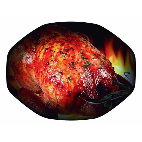 Tapa con agujeros para Envase ovalado de aluminio 2500cc 188 x 247mm (500 uds)