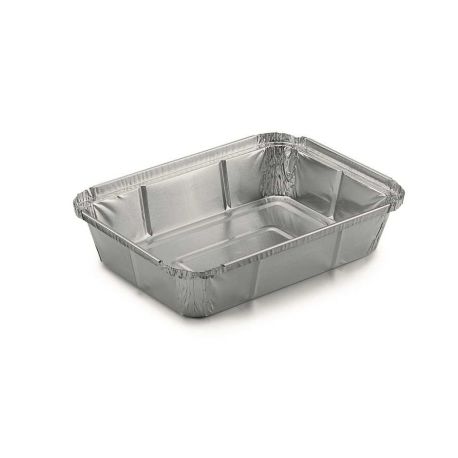 Envase rectangular de aluminio 600cc (600 uds)