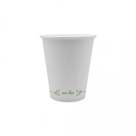 Vaso papel Eco Line Ø 80mm 240ml (8Oz) (1.000 uds)