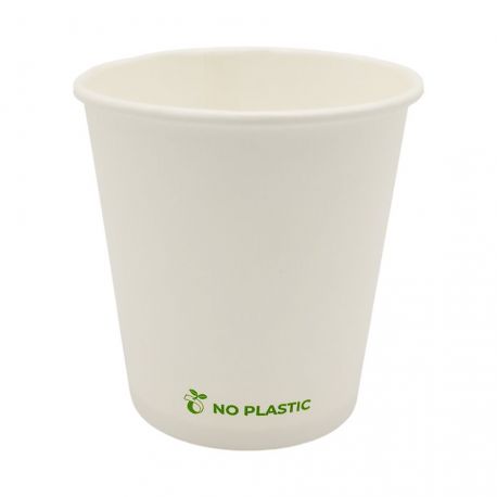 Vasos de papel Water Based Blancos 120ml (4Oz) Ø62mm (1.000 uds)