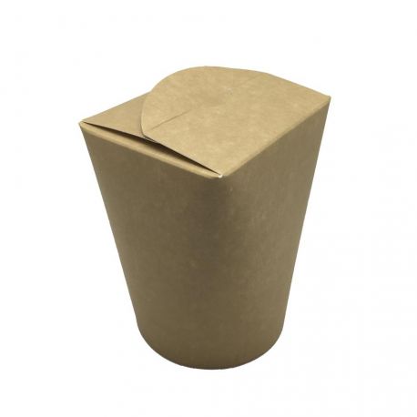 Envases multifood línea Take Away Kraft-Blanco 1000ml (500 uds)