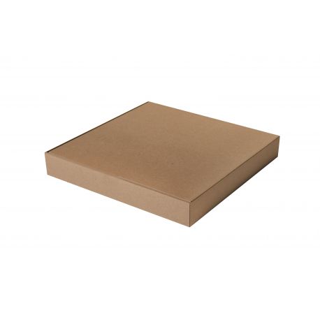 Caja Pizza modelo Kraft 400 x 400 x 40mm (50 uds)