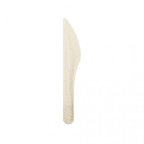 Cuchillo de fibra de trigo 160mm (100PAQx10: 1.000 uds)