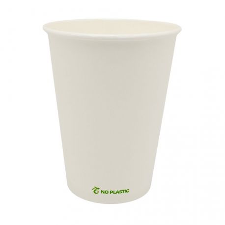 Vasos de papel Water Based Blancos 360ml (12Oz) Ø90mm (1.000 uds)