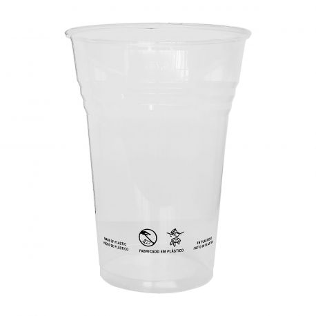 Vasos PP reutilizables Transparente 1000ml (750 uds)