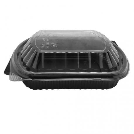 Envase PP 1 Compartimento + Tapa OPS 1026ml 240 x 200 x 41mm (200 uds)