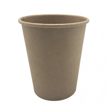 Vasos de papel Full Kraft Ø 90mm 360ml (12Oz) (1.000 uds)