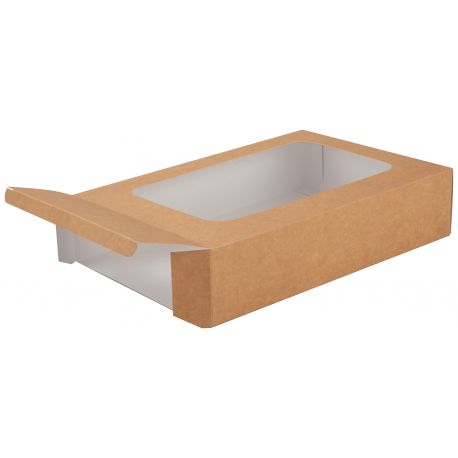 Caja ventana para las bandejas separadoras (mitad) 334 x 232 x 76,5 mm (50 uds)