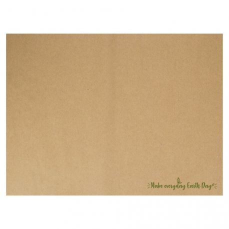 Mantel de papel individual "Make everyday earth day" 30 x 40 cm (1.500 uds)