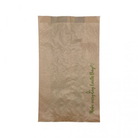 Bolsas papel multiusos "Make everyday earth day" 12 + 6 x 20 cm (1.000 uds)