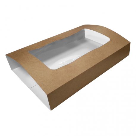 Caja para bandejas para catering 367 x 257 x 78mm (25 uds)