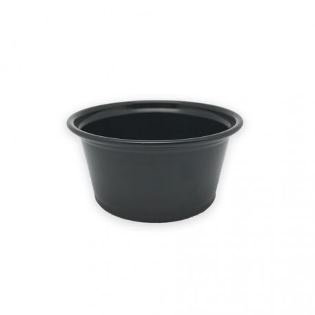 Envases para salsas PP Negro 60ml (2.500 uds)