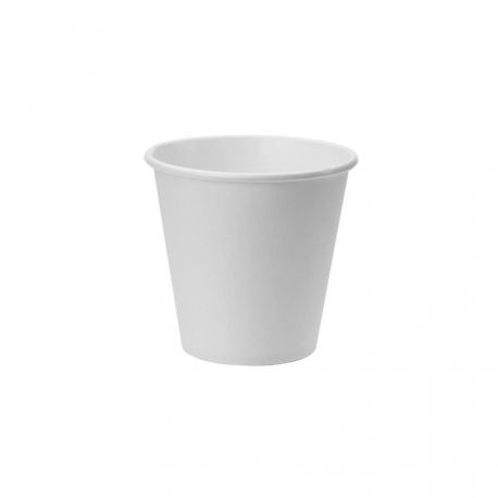 Vasos de papel Blancos Ø 72mm 200ml (7Oz) (1.000 uds)