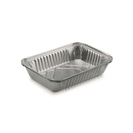 [ALBAR0000019] Envase rectangular de aluminio 900cc (800 uds)