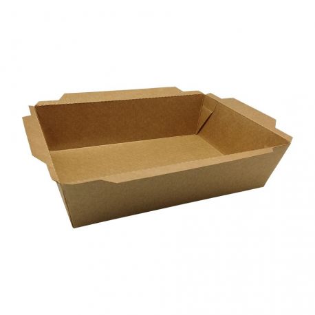 [ERPAMU000260] Envases Kraft Rectangulares 750ml 170 x 120 x 45mm (400 uds)