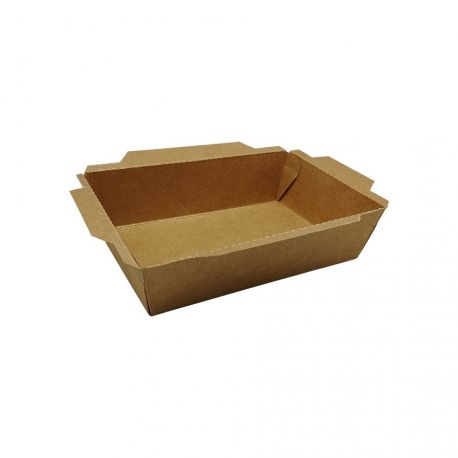 [ERPAMU000259] Envases Kraft Rectangulares 500ml 150 x 100 x 40mm (450 uds)