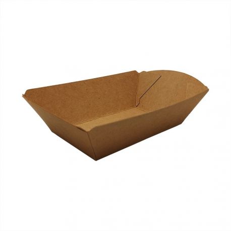 [ERPAMU000307] Barqueta Kraft Antigrasa 150 x 85 x 45mm (250 uds)