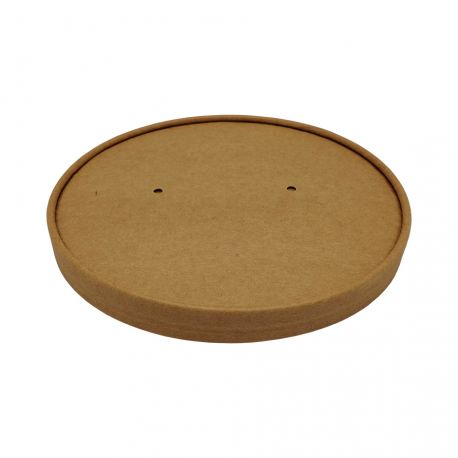 [TAERPA000039] Tapas Kraft para ensaladeras de cartón 185mm (300 uds)
