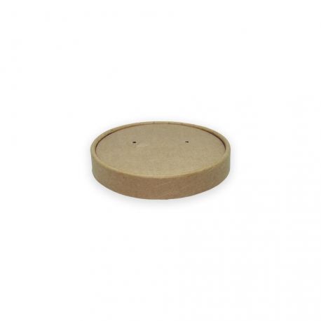 [TAERPA000017] Tapa Envases para sopas full kraft Ø96mm (500 uds)