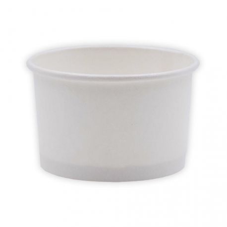 [VAPAHE000017] Tarrinas de papel para helados Blancas 360ml (12 Oz.) (1.000 uds)