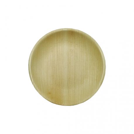 [PLHOPA000008] Platos de hoja de Palma Redondos 150mm (100 uds)