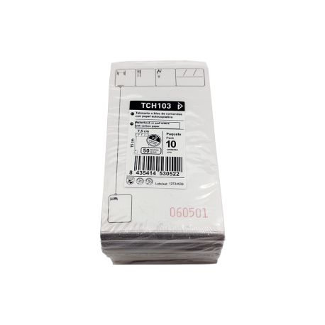 [ETPPFS000064] Talonarios comanda 7,5 x 15cm (20PAQx10UDS: 200 uds)