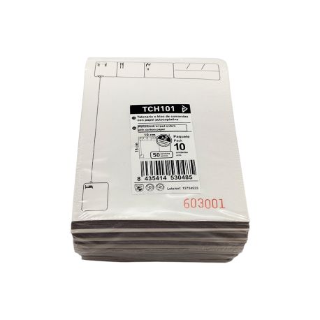 [ETPPFS000061] Talonarios comanda Duplicativo 10 x 15cm (20PAQx10UDS: 200 uds)